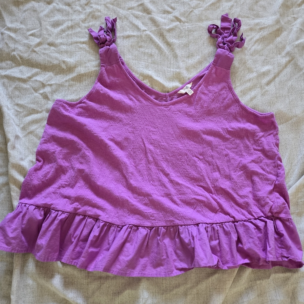 Terra & sky flowy tank